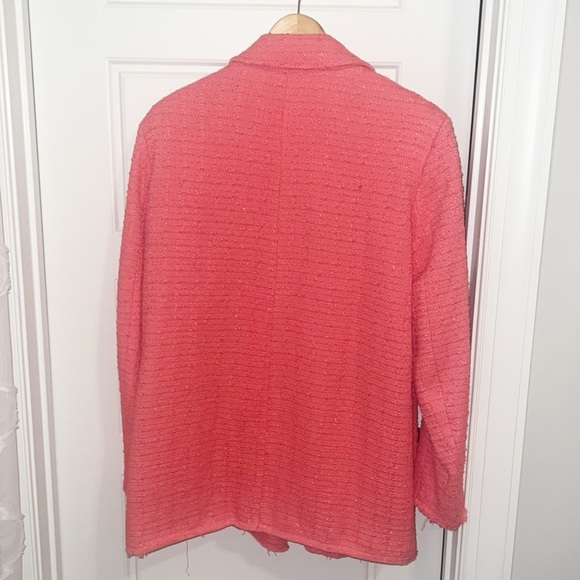 Zara Pink Textured Blazer - Picture 4 of 5